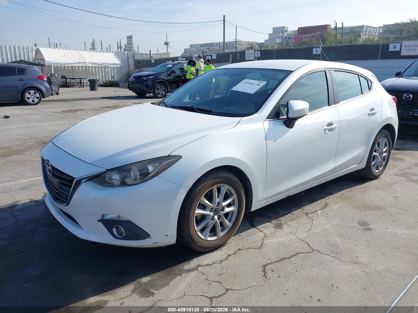 2014 Mazda 3 VIN JM1BM1L73E1169216 IAAI salvage auction — REAR END, Salvage (California), sold $2,300 on 2026-09-02 (photo 2)