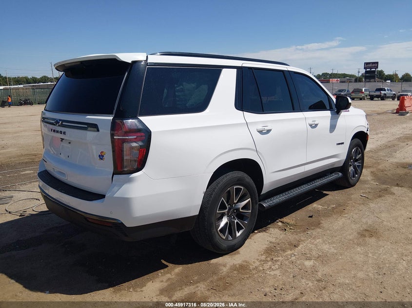 2022 Chevrolet Tahoe VIN 1GNSKPKD4NR246975 IAAI salvage auction — LEFT SIDE, Salvage (Kansas), sold $20,200 on 2026-09-11 (photo 4)