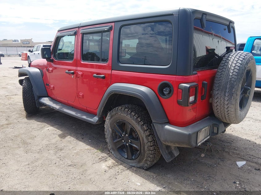 2021 Jeep Wrangler / VIN 1C4HJXDN4MW504634 IAAI salvage auction — FRONT END, Salvage Title, sold $6,900 on 2026-10-02 (photo 3)
