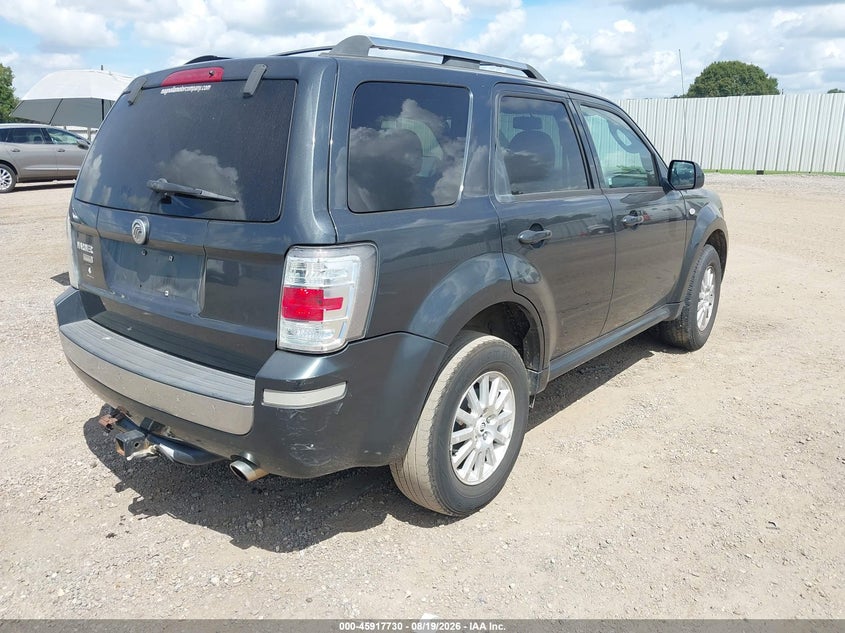 2009 Mercury Mariner VIN 4M2CU87729KJ15410 IAAI salvage auction — FRONT END, Salvage (Louisiana), sold $375 on 2026-09-15 (photo 4)