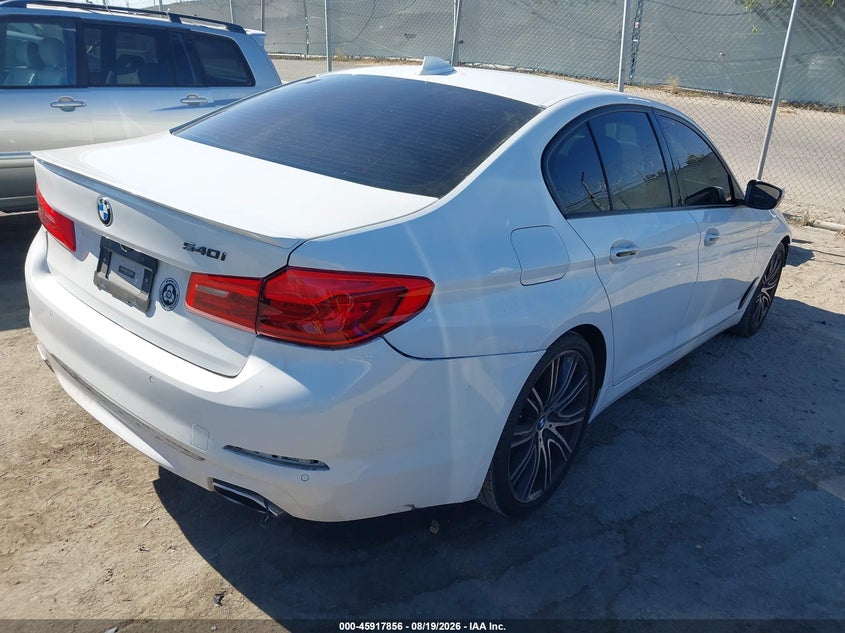 2017 BMW 5er VIN WBAJE5C3XHG917116 IAAI salvage auction — FRONT END, Wait Title, sold $10,650 on 2026-10-14 (photo 4)