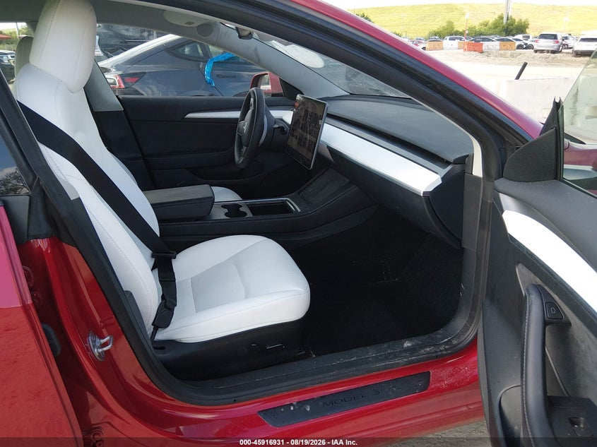 2023 Tesla Model 3 VIN 5YJ3E1EA2PF461458 IAAI salvage auction — REAR END, Wait Title, sold $7,800 on 2026-09-02 (photo 5)