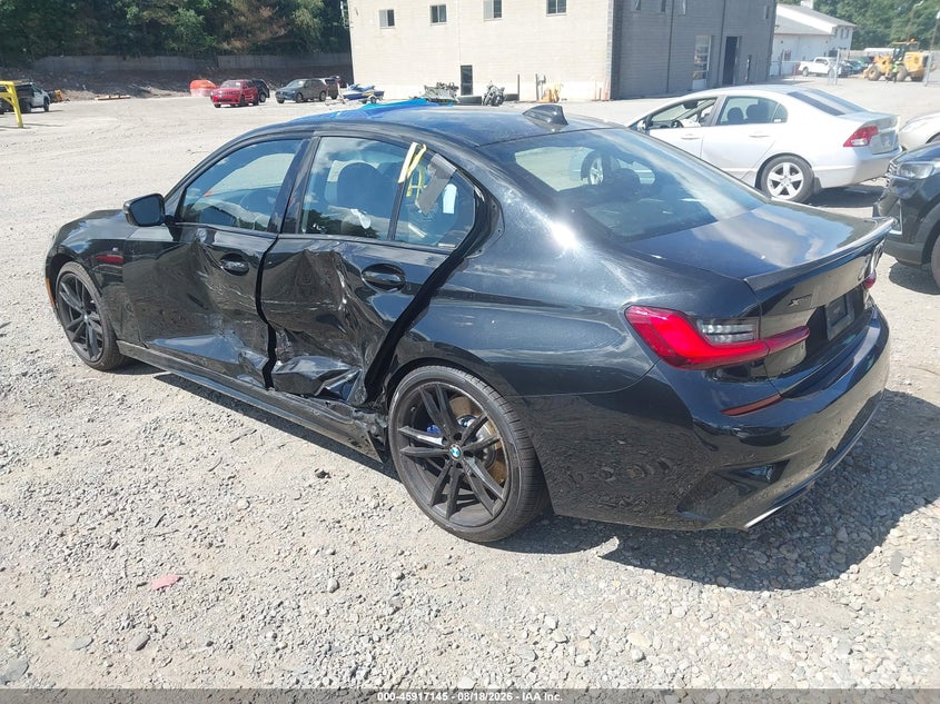 2020 BMW M340i VIN WBA5U9C03LFJ70281 IAAI salvage auction — NORMAL WEAR, Reconstructed (Massachusetts), sold $5,100 on 2026-09-08 (photo 3)
