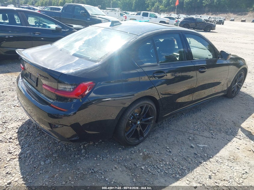 2020 BMW M340i VIN WBA5U9C03LFJ70281 IAAI salvage auction — NORMAL WEAR, Reconstructed (Massachusetts), sold $5,100 on 2026-09-08 (photo 4)