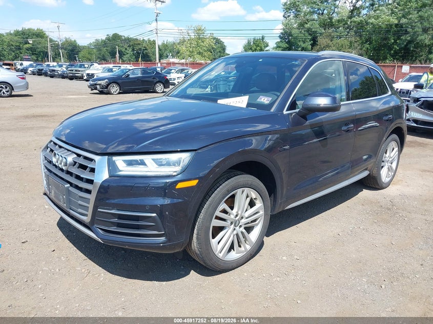 2018 Audi Q5 VIN WA1BNAFY7J2018914 IAAI salvage auction — WATER/FLOOD, Salvage (New Jersey), sold $7,250 on 2026-09-09 (photo 2)