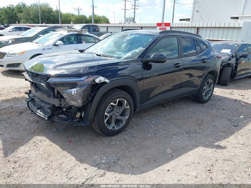2026 Chevrolet Trax VIN KL77LHEP2TC050022 IAAI salvage auction — RIGHT FRONT, Enterprise Vehicles Clear Only (Texas), sold $15,250 on 2026-08-27 (photo 2)