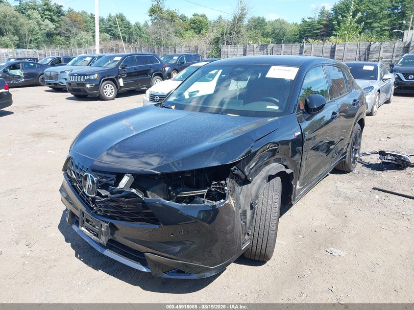 2025 Acura Adx VIN 3HDSA2H76SM704463 IAAI salvage auction — LEFT FRONT, Salvage (Massachusetts), sold $12,200 on 2026-09-11 (photo 6)