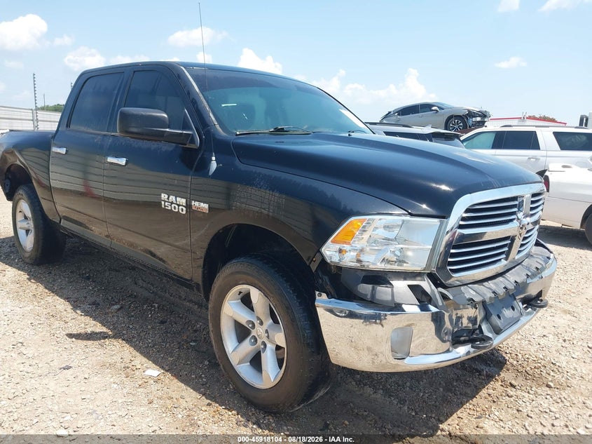 2013 Ram 1500 VIN 1C6RR7LT9DS715159 IAAI salvage auction — FRONT & REAR, Salvage (Alabama), sold $1,050 on 2026-09-07 (photo 1)