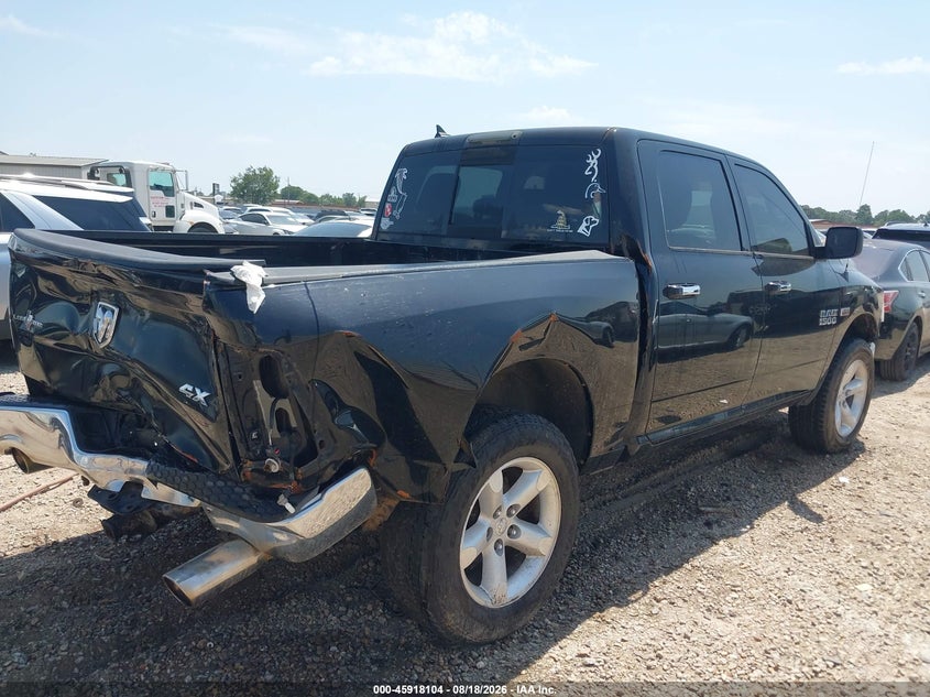 2013 Ram 1500 VIN 1C6RR7LT9DS715159 IAAI salvage auction — FRONT & REAR, Salvage (Alabama), sold $1,050 on 2026-09-07 (photo 4)