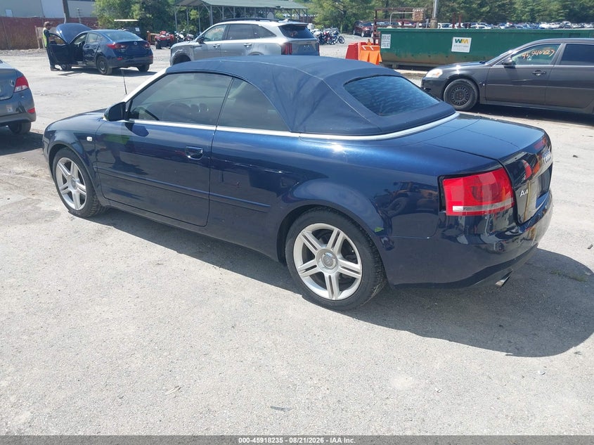 2008 Audi A4 VIN WAUAF48H78K015838 IAAI salvage auction — REAR END, Salvage (Pennsylvania), sold $875 on 2026-09-09 (photo 3)