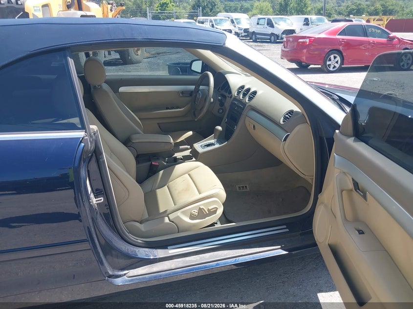 2008 Audi A4 VIN WAUAF48H78K015838 IAAI salvage auction — REAR END, Salvage (Pennsylvania), sold $875 on 2026-09-09 (photo 5)