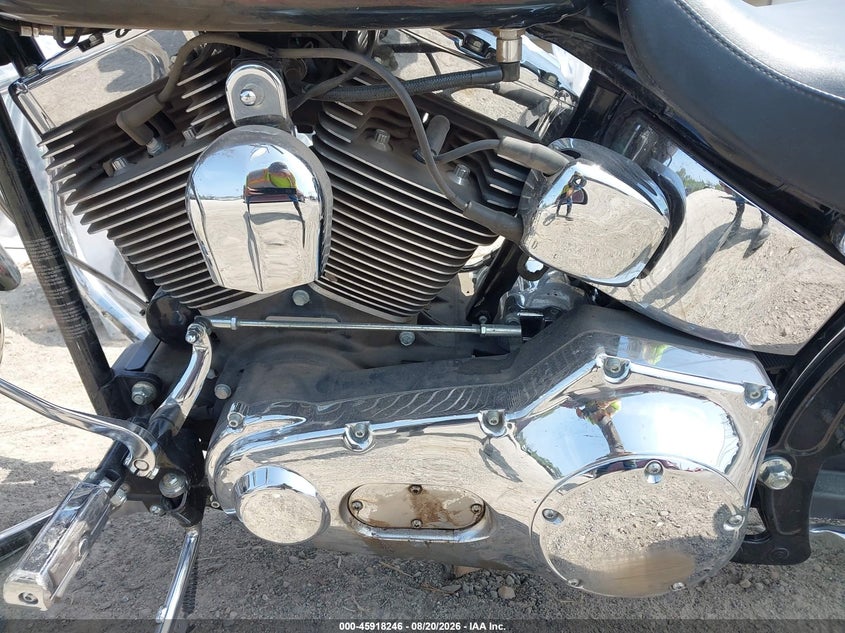 2006 Harley-davidson Fxstdi VIN 1HD1JBB126Y045825 IAAI salvage auction — LEFT FRONT, Clear (Wisconsin), sold $1,750 on 2026-09-23 (photo 9)