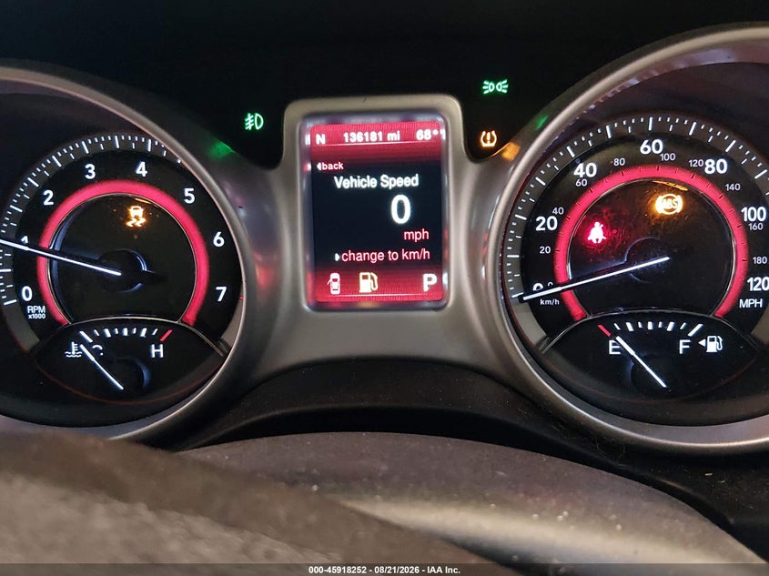 2018 Dodge Journey VIN 3C4PDDEG9JT278416 IAAI salvage auction — FRONT END, Wait Title, sold $1,975 on 2026-09-20 (photo 7)