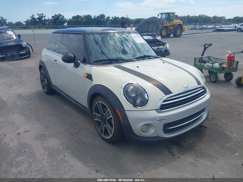 2012 Mini Cooper VIN WMWSU3C56CT369063 IAAI salvage auction — NORMAL WEAR, Clear (Florida), sold $700 on 2026-09-03 (photo 1)