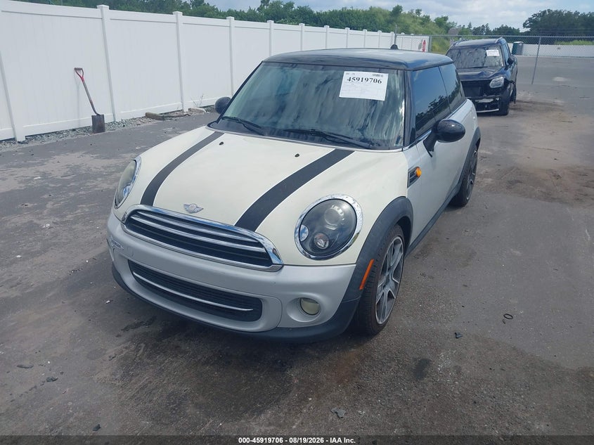 2012 Mini Cooper VIN WMWSU3C56CT369063 IAAI salvage auction — NORMAL WEAR, Clear (Florida), sold $700 on 2026-09-03 (photo 2)