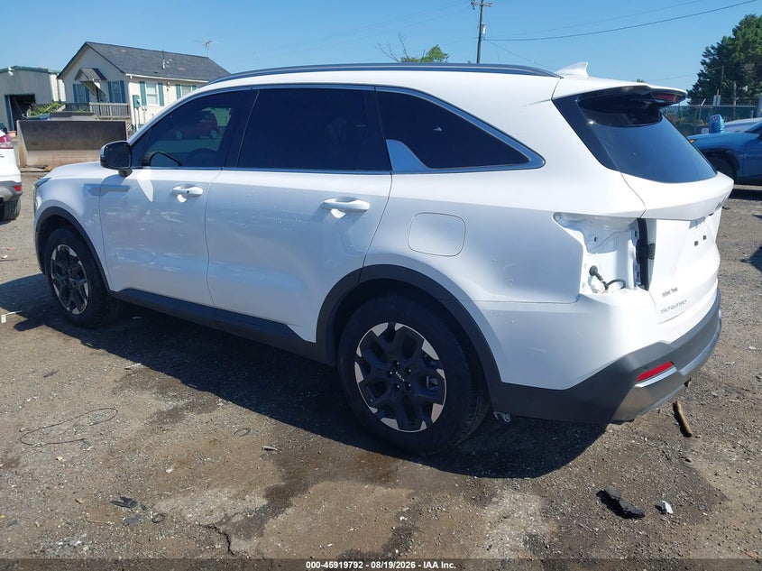 2025 Kia Sorento VIN 5XYRL4JC3SG349312 IAAI salvage auction — REAR END, Wait Title, sold $15,800 on 2026-08-30 (photo 3)
