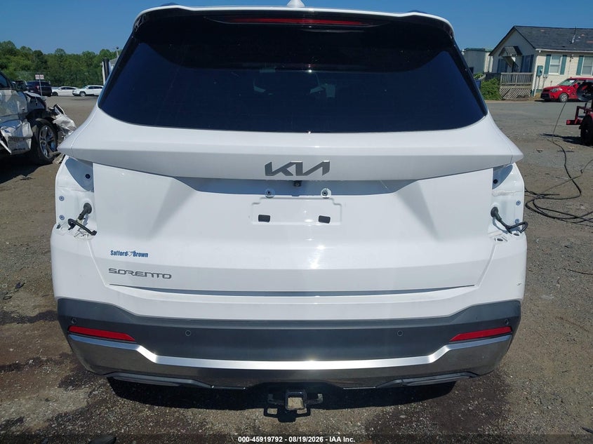2025 Kia Sorento VIN 5XYRL4JC3SG349312 IAAI salvage auction — REAR END, Wait Title, sold $15,800 on 2026-08-30 (photo 6)