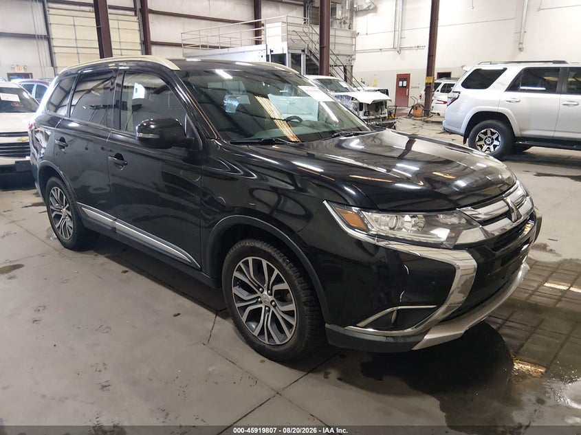 2017 Mitsubishi Outlander VIN JA4AZ3A38HZ044687 IAAI salvage auction — REAR END, Wait Title, sold $2,525 on 2026-09-15 (photo 1)