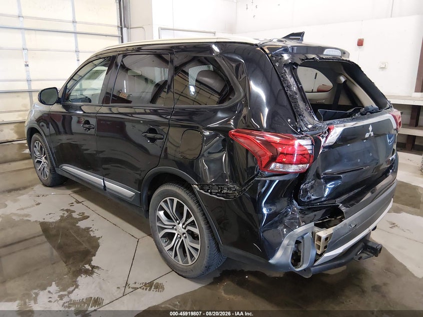2017 Mitsubishi Outlander VIN JA4AZ3A38HZ044687 IAAI salvage auction — REAR END, Wait Title, sold $2,525 on 2026-09-15 (photo 3)