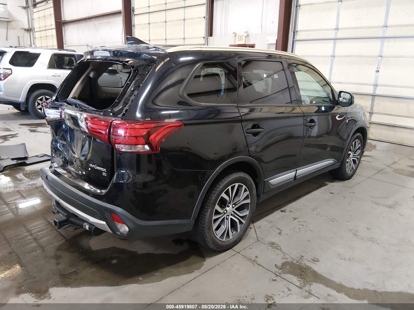 2017 Mitsubishi Outlander VIN JA4AZ3A38HZ044687 IAAI salvage auction — REAR END, Wait Title, sold $2,525 on 2026-09-15 (photo 4)