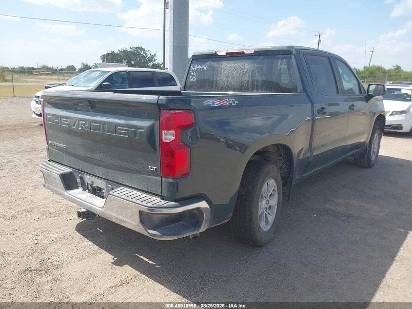 2025 Chevrolet Silverado VIN 3GCUKDED7SG192613 IAAI salvage auction — LEFT REAR, Enterprise Vehicles Clear Only (Texas), sold $22,000 on 2026-09-07 (photo 4)