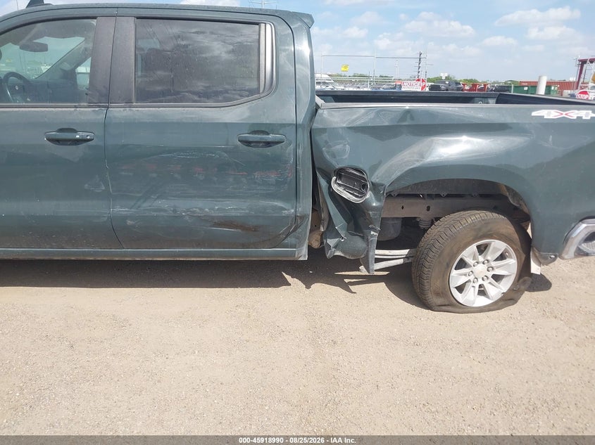 2025 Chevrolet Silverado VIN 3GCUKDED7SG192613 IAAI salvage auction — LEFT REAR, Enterprise Vehicles Clear Only (Texas), sold $22,000 on 2026-09-07 (photo 6)