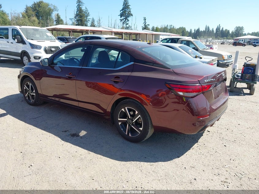 2025 Nissan Sentra VIN 3N1AB8CV5SY352815 IAAI salvage auction — SIDE, Enterprise Vehicles Clear Only (California), sold $11,000 on 2026-08-22 (photo 3)