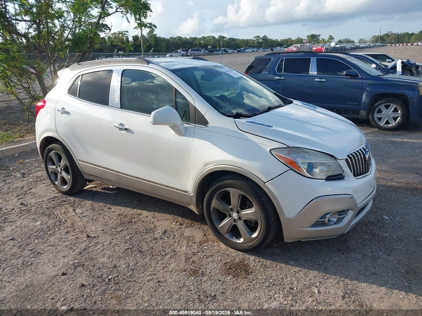 2013 Buick Encore VIN KL4CJCSB7DB195545 IAAI salvage auction — FRONT END, Rebuildable (Florida), sold $1,250 on 2026-09-02 (photo 1)