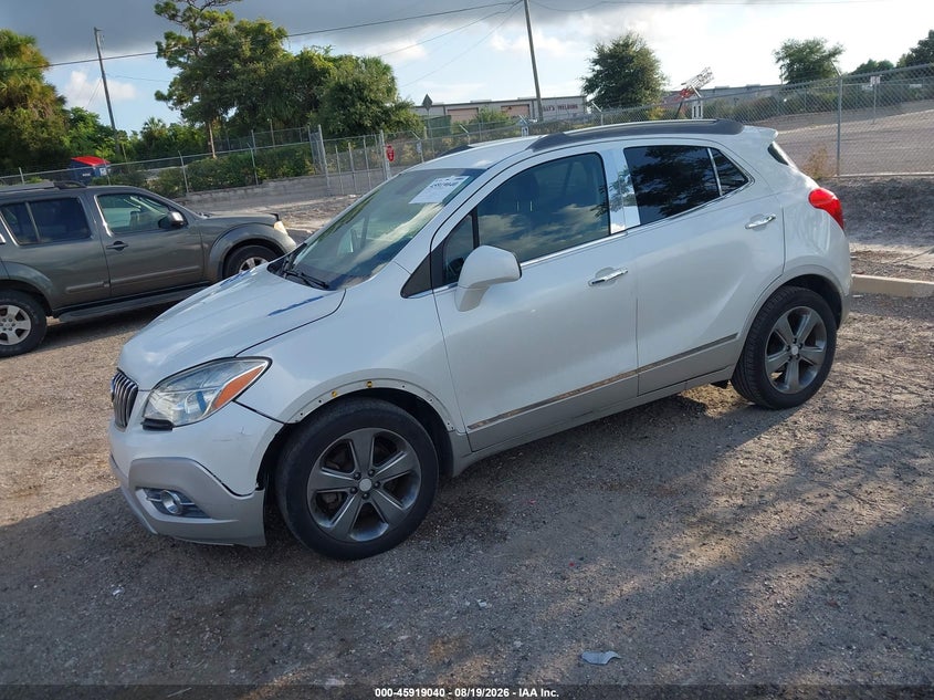 2013 Buick Encore VIN KL4CJCSB7DB195545 IAAI salvage auction — FRONT END, Rebuildable (Florida), sold $1,250 on 2026-09-02 (photo 2)