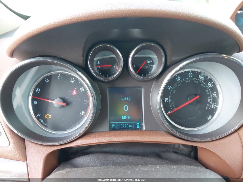 2013 Buick Encore VIN KL4CJCSB7DB195545 IAAI salvage auction — FRONT END, Rebuildable (Florida), sold $1,250 on 2026-09-02 (photo 7)