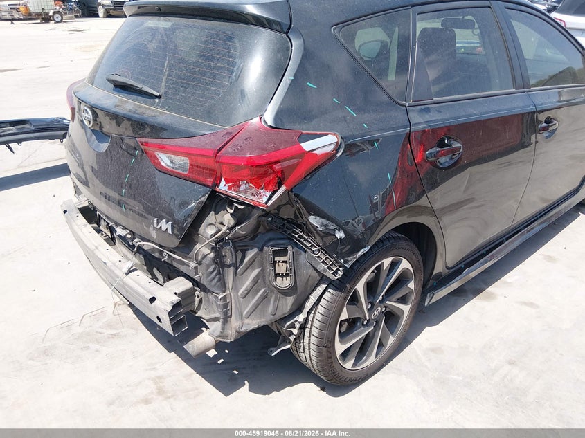 2016 Scion Im VIN JTNKARJE2GJ505087 IAAI salvage auction — REAR END, Salvage (Texas), sold $3,175 on 2026-09-01 (photo 6)