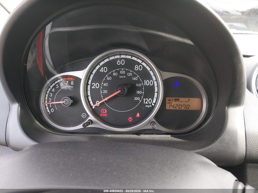 2013 Mazda 2 VIN JM1DE1KZ9D0156709 IAAI salvage auction — REAR END, Wait Title, sold $900 on 2026-09-21 (photo 7)