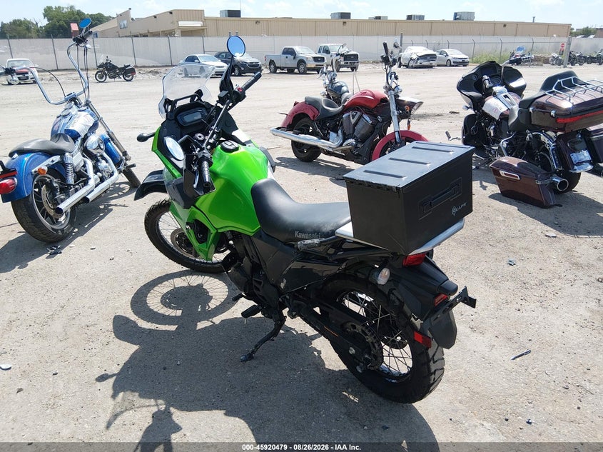 2023 Kawasaki Klr 650 VIN ML5KLEM18PDA24885 IAAI salvage auction — LEFT SIDE, Salvage (Kansas), sold $1,800 on 2026-09-18 (photo 3)
