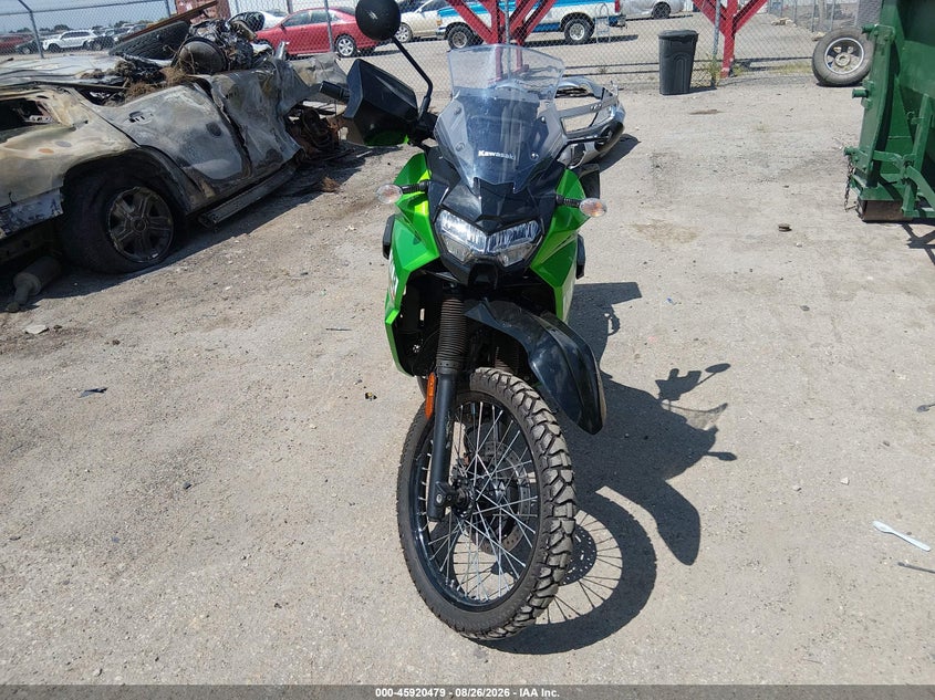 2023 Kawasaki Klr 650 VIN ML5KLEM18PDA24885 IAAI salvage auction — LEFT SIDE, Salvage (Kansas), sold $1,800 on 2026-09-18 (photo 5)