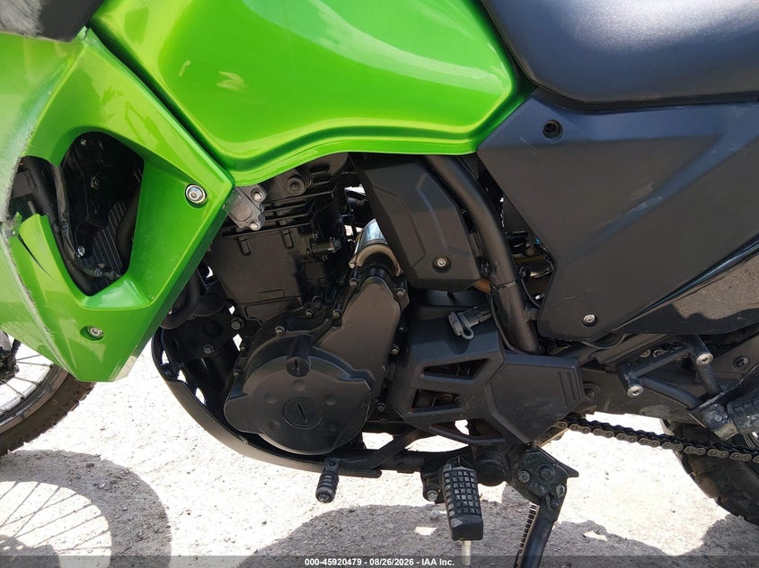 2023 Kawasaki Klr 650 VIN ML5KLEM18PDA24885 IAAI salvage auction — LEFT SIDE, Salvage (Kansas), sold $1,800 on 2026-09-18 (photo 9)