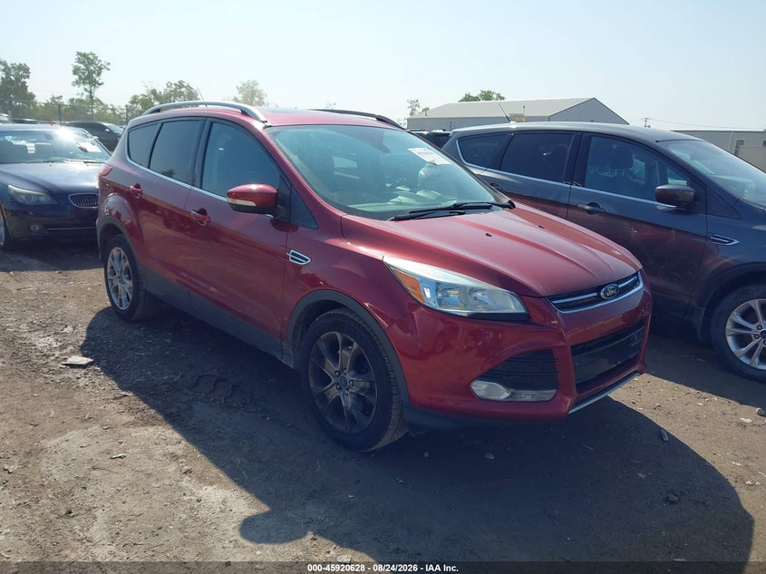 2014 Ford Escape VIN 1FMCU9J93EUE08703 IAAI salvage auction — NORMAL WEAR, Salvage Title, sold $600 on 2026-10-09 (photo 1)