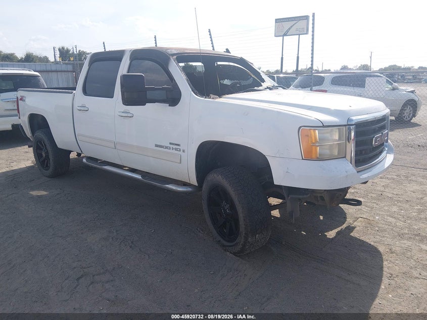 2008 Gmc SIERRA VIN 1GTHK236X8F139098 IAAI salvage auction — Burn Interior, Salvage (Arkansas), sold $675 on 2026-10-07 (photo 1)
