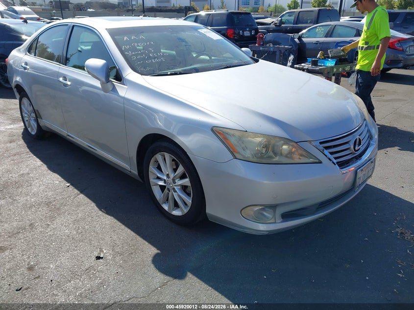 2011 Lexus Es 350 VIN JTHBK1EG3B2419898 IAAI salvage auction — REAR END, Salvage Certificate (California), sold $1,700 on 2026-09-07 (photo 1)