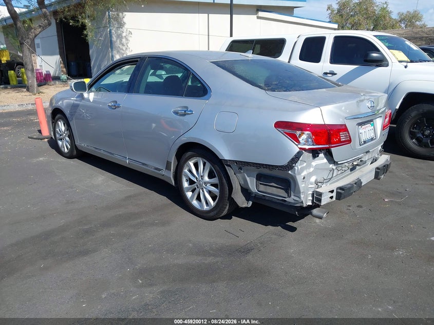 2011 Lexus Es 350 VIN JTHBK1EG3B2419898 IAAI salvage auction — REAR END, Salvage Certificate (California), sold $1,700 on 2026-09-07 (photo 3)