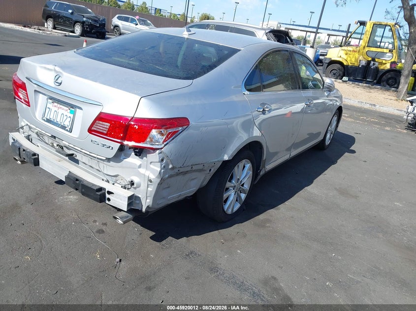 2011 Lexus Es 350 VIN JTHBK1EG3B2419898 IAAI salvage auction — REAR END, Salvage Certificate (California), sold $1,700 on 2026-09-07 (photo 4)