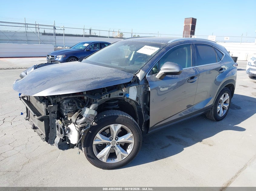 2017 Lexus Nx VIN JTJBJRBZ6H2051800 IAAI salvage auction — FRONT END, Salvage (California), sold $4,650 on 2026-09-01 (photo 2)
