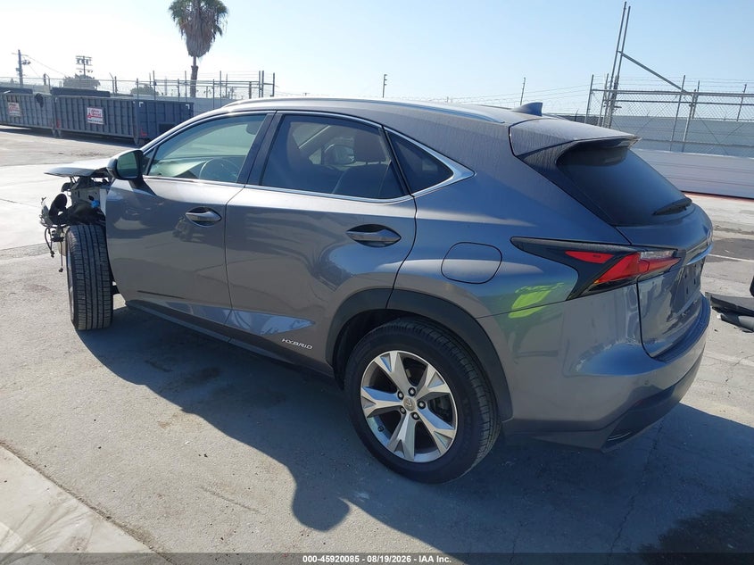 2017 Lexus Nx VIN JTJBJRBZ6H2051800 IAAI salvage auction — FRONT END, Salvage (California), sold $4,650 on 2026-09-01 (photo 3)