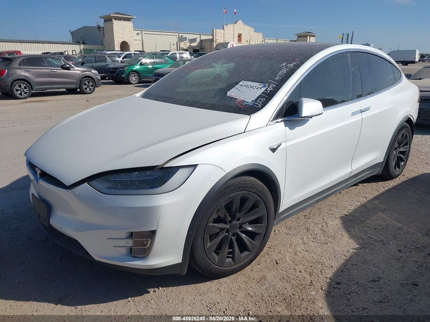 2019 Tesla Model x VIN 5YJXCBE27KF185972 IAAI salvage auction — RIGHT REAR, Original (Texas), sold $15,100 on 2026-09-08 (photo 2)