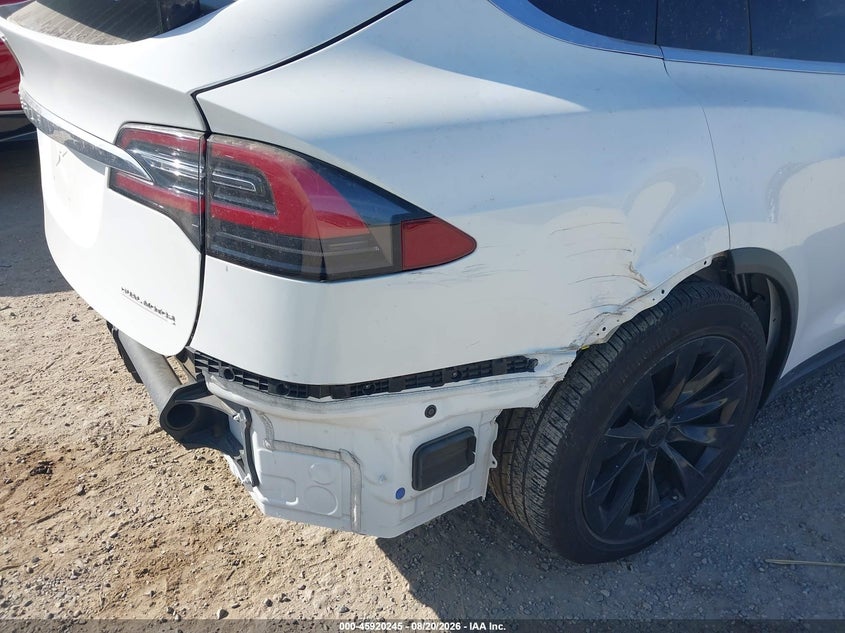 2019 Tesla Model x VIN 5YJXCBE27KF185972 IAAI salvage auction — RIGHT REAR, Original (Texas), sold $15,100 on 2026-09-08 (photo 6)