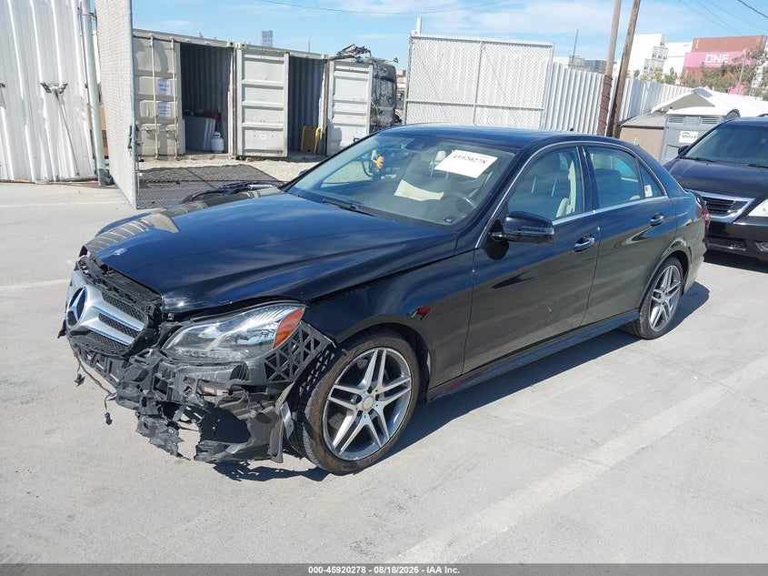 2014 Mercedes-benz E-klasse VIN WDDHF5KB2EB075670 IAAI salvage auction — FRONT END, Salvage (California), sold $3,450 on 2026-08-23 (photo 2)
