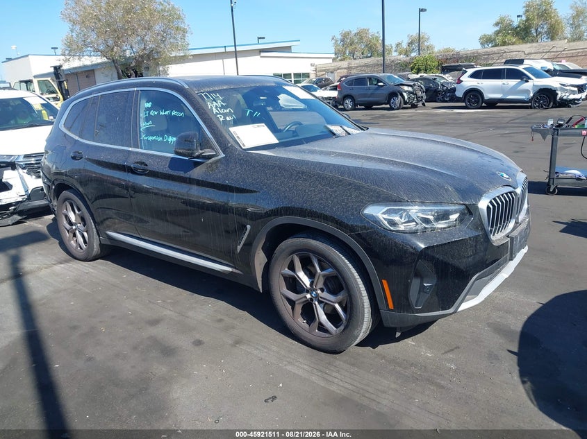 2023 BMW X3 VIN WBX47DP09PN231179 — IAAI salvage auction photo