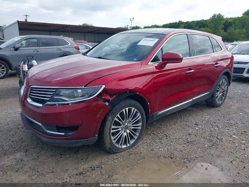 2016 Lincoln Mkx VIN 2LMTJ8LR9GBL57155 IAAI salvage auction — LEFT FRONT, Wait Title, sold $3,050 on 2026-09-15 (photo 2)