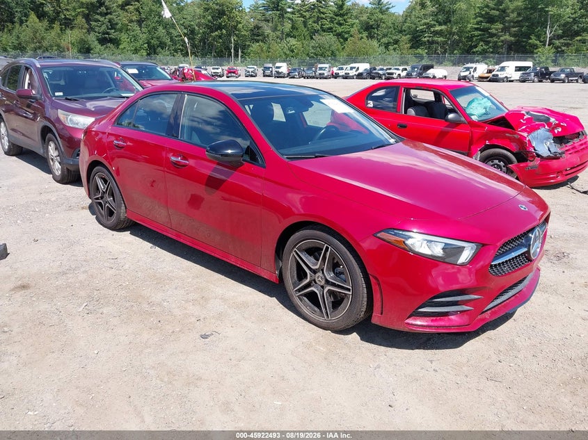2022 Mercedes-benz A-klasse VIN W1K3G4FB3NJ340940 — IAAI salvage auction photo