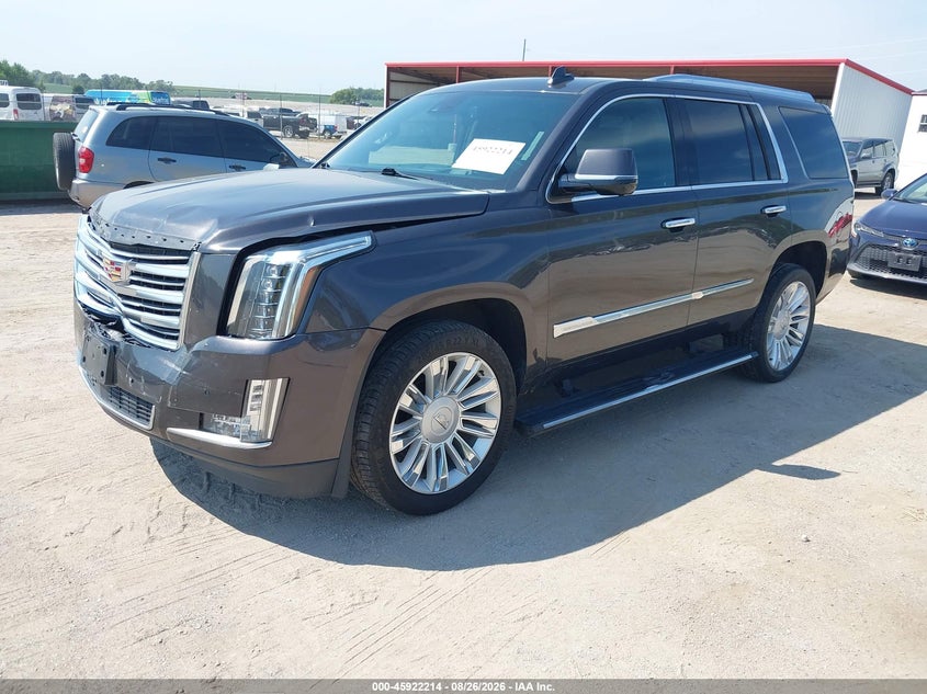 2016 Cadillac Escalade VIN 1GYS4DKJ4GR369079 IAAI salvage auction — FRONT END, Certificate Of Title (Nebraska), sold $6,600 on 2026-09-05 (photo 2)