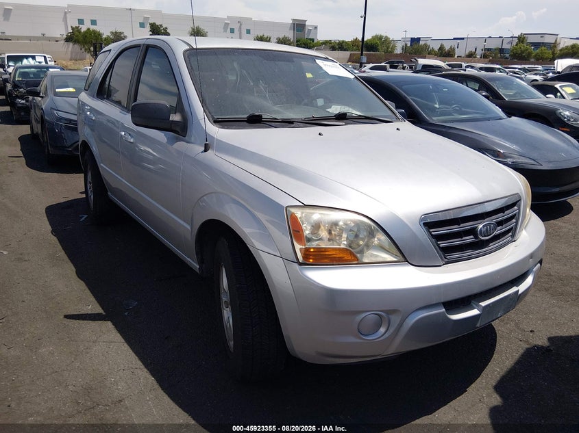 2008 Kia Sorento VIN KNDJD735085799530 IAAI salvage auction — REAR END, Salvage Certificate (California), sold $500 on 2026-09-02 (photo 1)